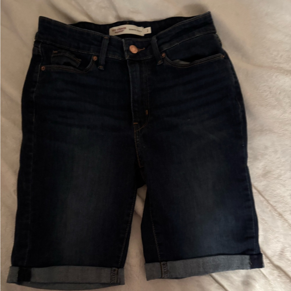 Women's Denim Bermuda Shorts